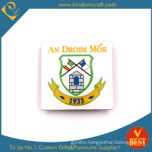 Droim Mor Police Badge with Good Quality in White Background